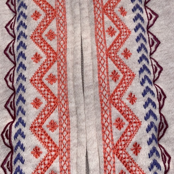 Roxy Girl Size 14/16 Zip-up Hoodie Sweatshirt - Picture 6 of 8